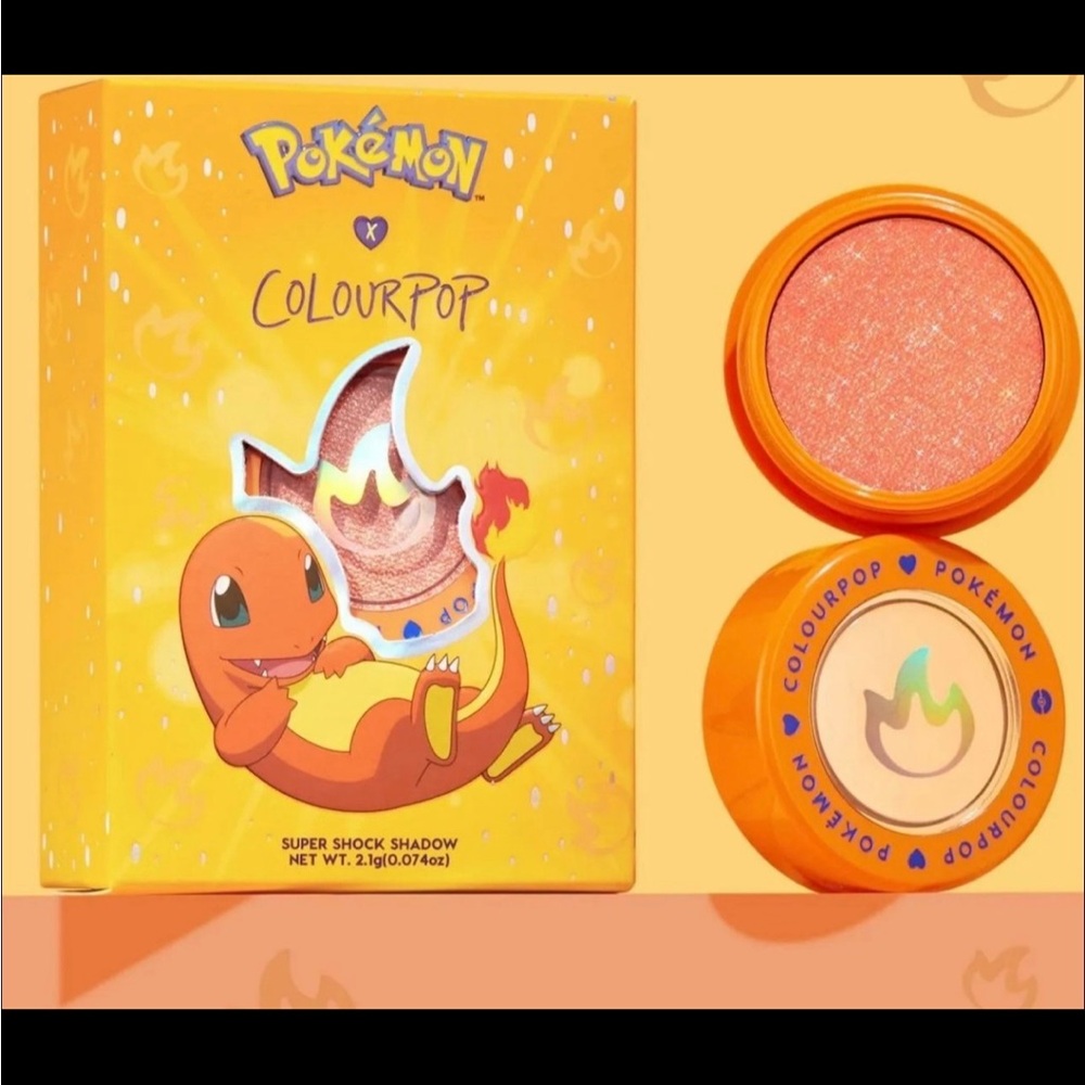 ColourPop x Pokémon Charmander Orange Eyeshadow